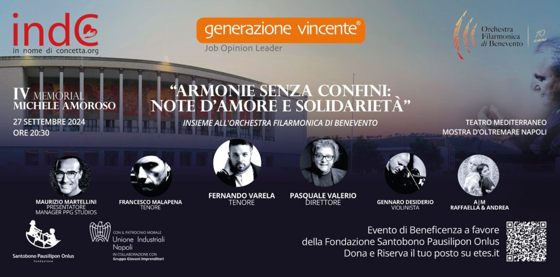 Armonie Senza Confini: Note d’Amore e Solidarietà per la Fondazione Santobono