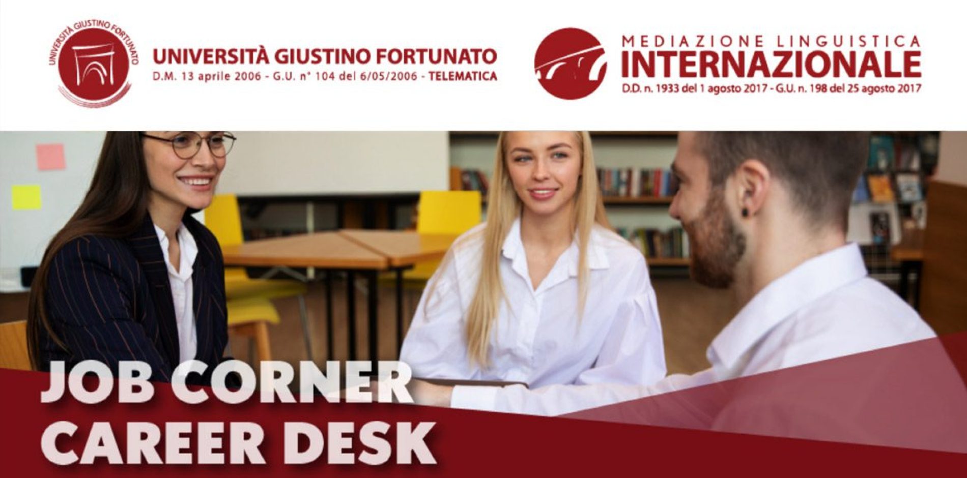 Job Corner 2024/2025 all’Università Giustino Fortunato – Generazione Vincente ti guida alla carriera