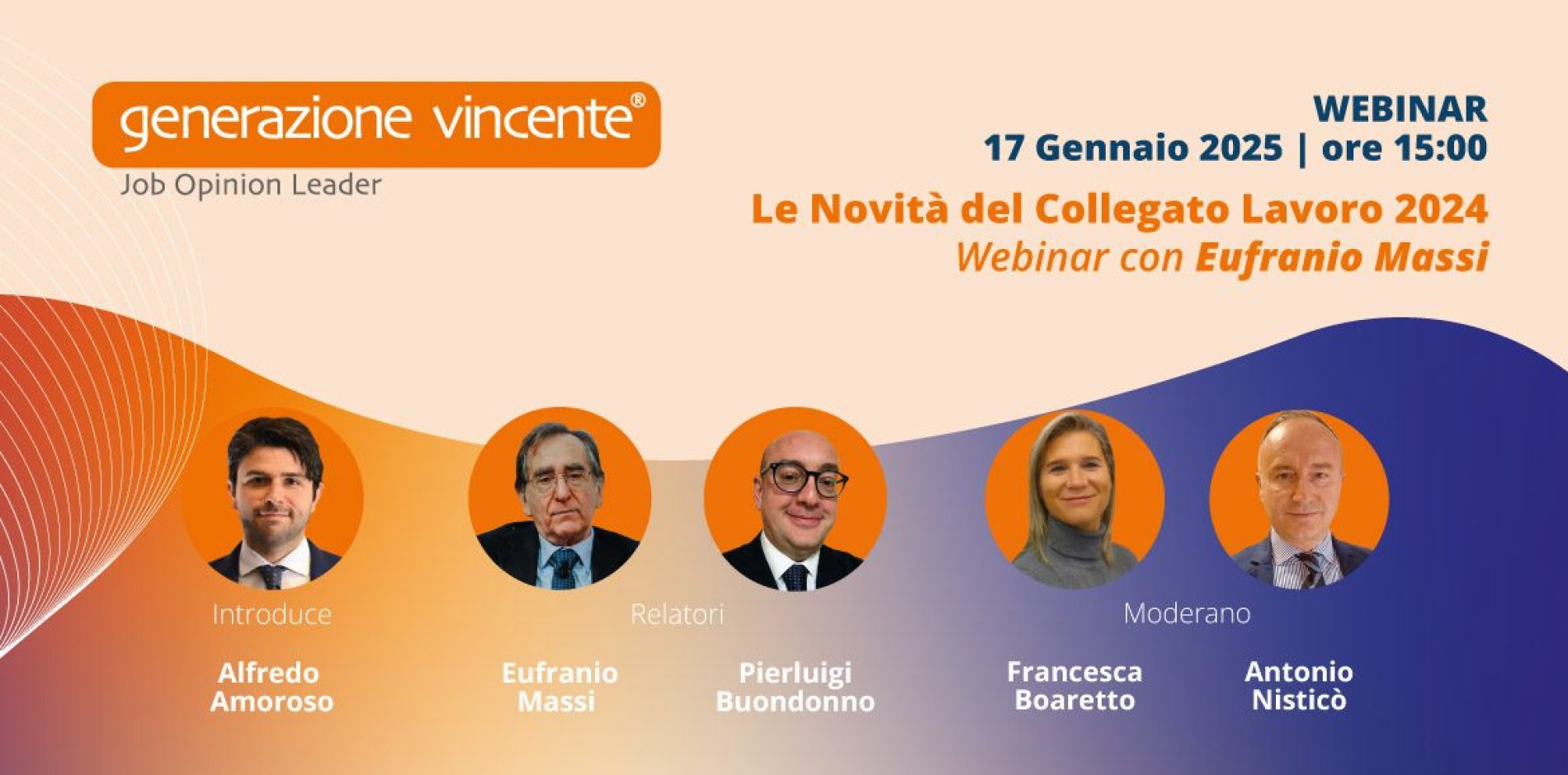 Le Novità del Collegato Lavoro 2024: Webinar con Eufranio Massi